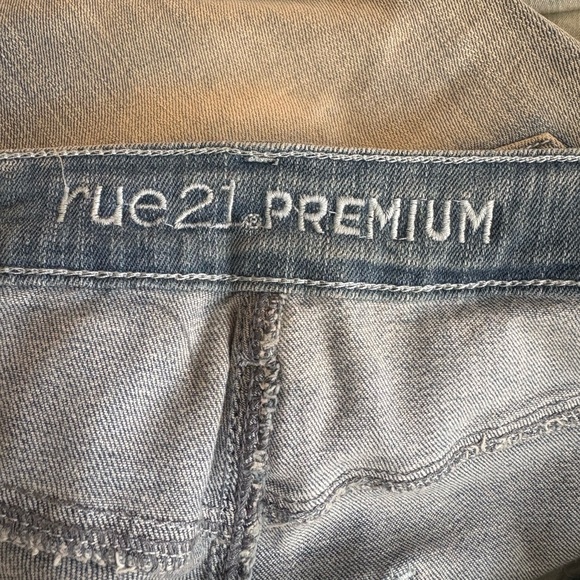Rue21 Distressed Blue Skinny Jeans - Picture 3 of 6